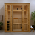 Load image into Gallery viewer, 2025 Golden Designs "Engelberg" 6 Person Traditional Steam Sauna (GDI-7060-01) Full View