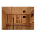 Load image into Gallery viewer, 2025 Golden Designs Updated "Copenhagen" 3 Person Traditional Sauna (GDI-7389-02) Inside View
