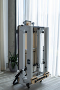 Load image into Gallery viewer, CoreCollab Queen Foldable Pilates Reformer Folded View 3