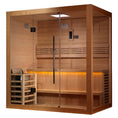 Load image into Gallery viewer, Golden Designs "Forssa" 3-4 Person Traditional Sauna (GDI-7203-01) Full View 2