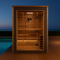 Load image into Gallery viewer, Golden Designs “Narvik” 2-Person Traditional Indoor/Outdoor Sauna Full View