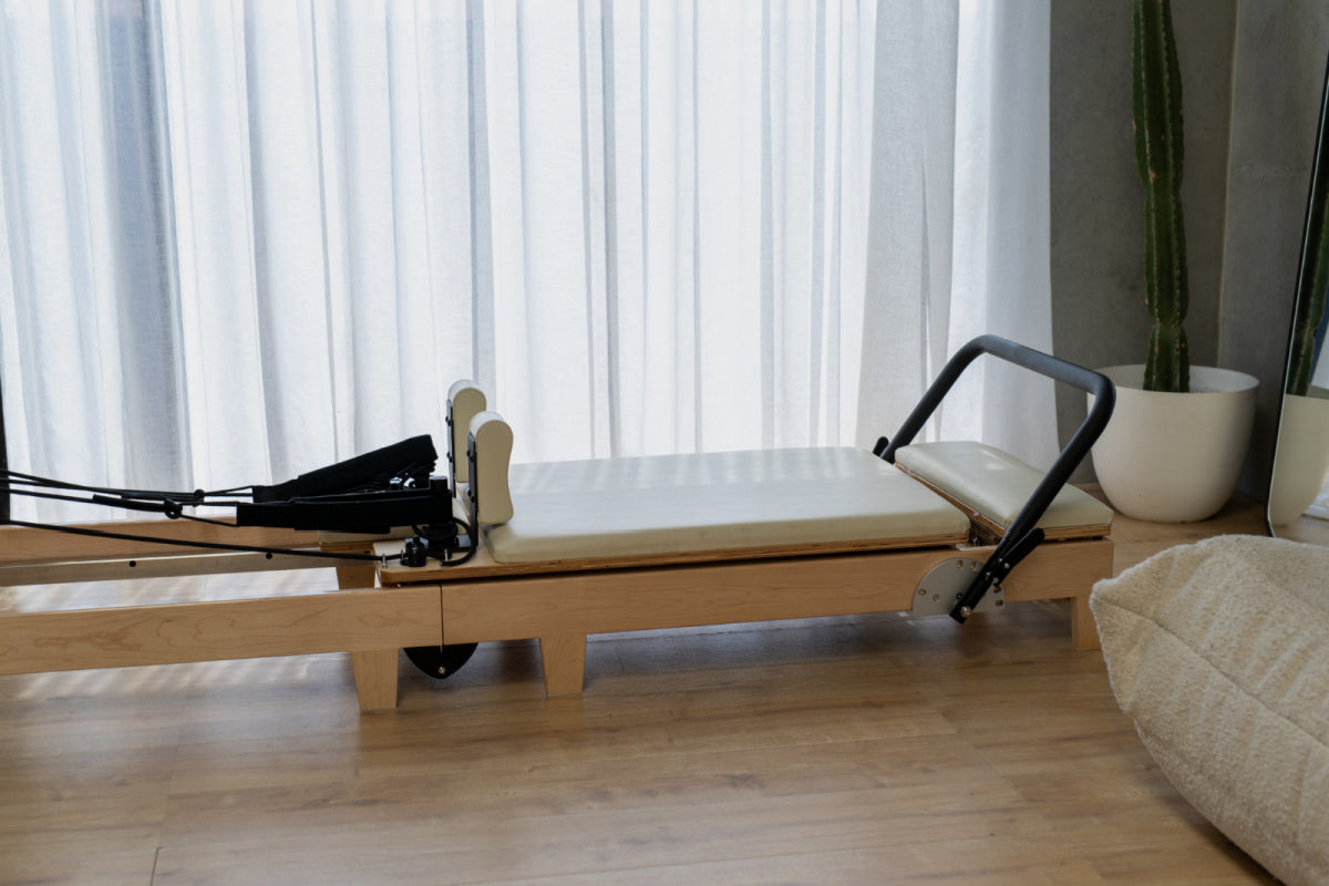 CoreCollab Foldable Pilates Reformer ECO Half View