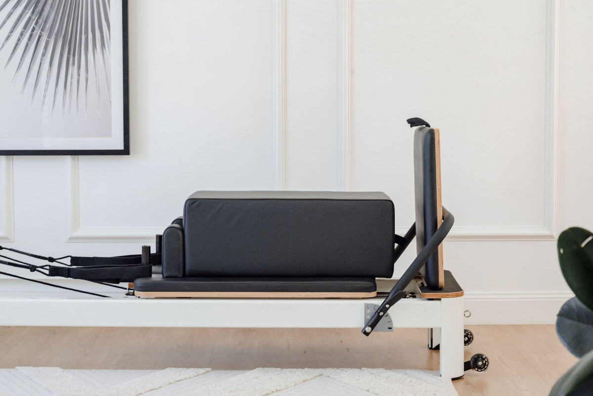 CoreCollab Queen Studio Pilates Reformer Half View