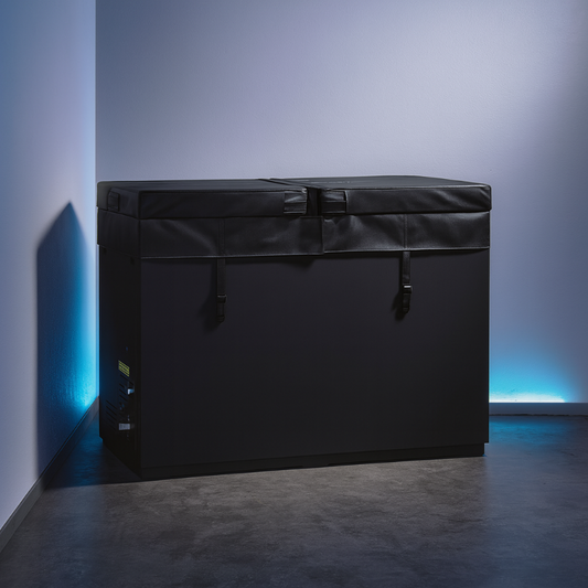 Cuboid Cold Plunge — Premium Stainless Steel Ice Bath System Full View 2