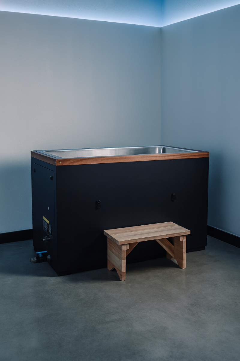 Cuboid Cold Plunge | Premium Stainless Steel Ice Bath — SoftRevive