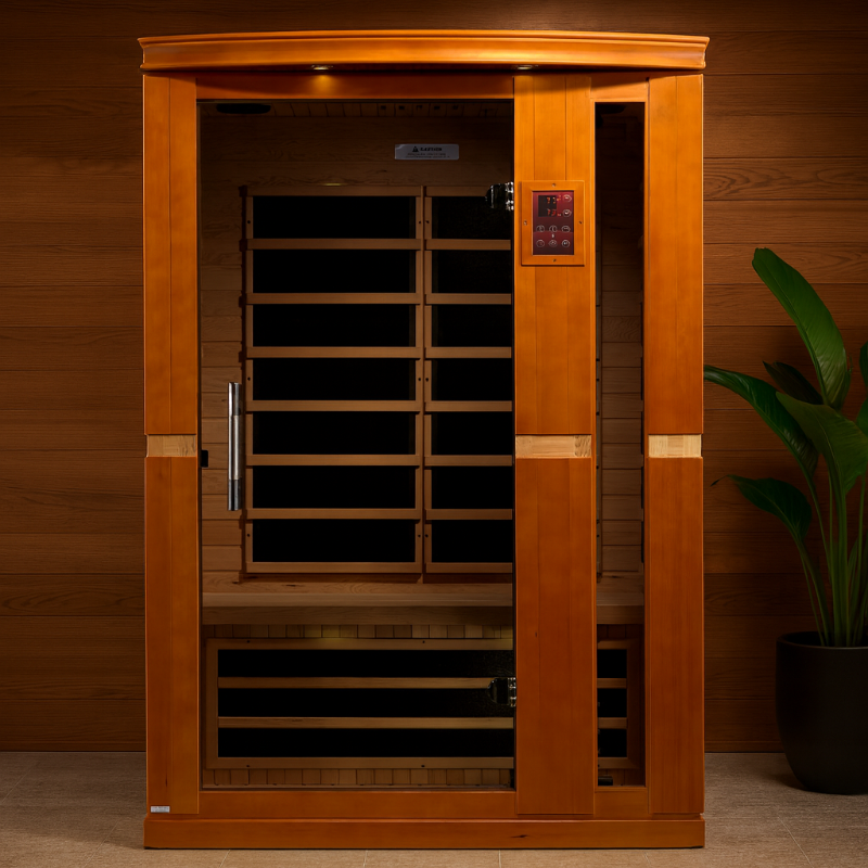 Dynamic "Vittoria" 2 Person Low EMF Far IR Sauna (DYN-6220-01)