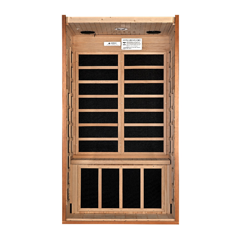 Dynamic “Avila” 1-2 Person Low EMF FAR Infrared Sauna Full View 4