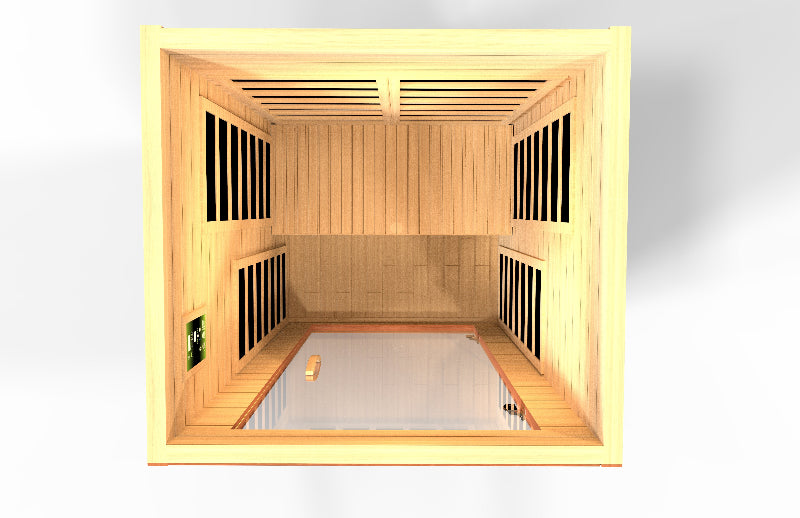 Dynamic “Avila” 1-2 Person Low EMF FAR Infrared Sauna Full View 5