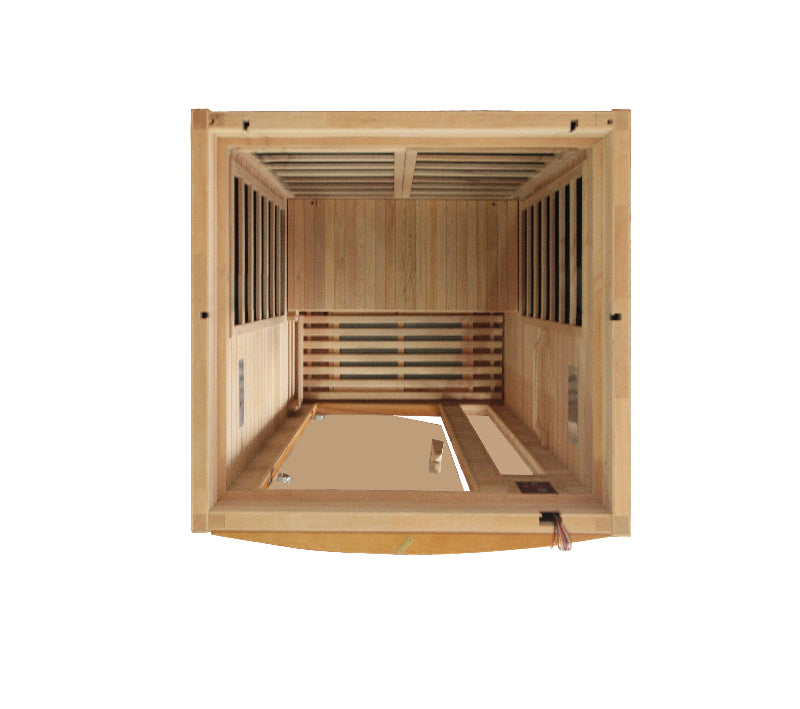 Dynamic “Barcelona” 1-2 Person Low EMF FAR Infrared Sauna Full View 5