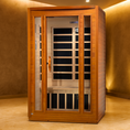 Load image into Gallery viewer, Dynamic “San Marino” 2-Person Low EMF FAR Infrared Sauna Full View
