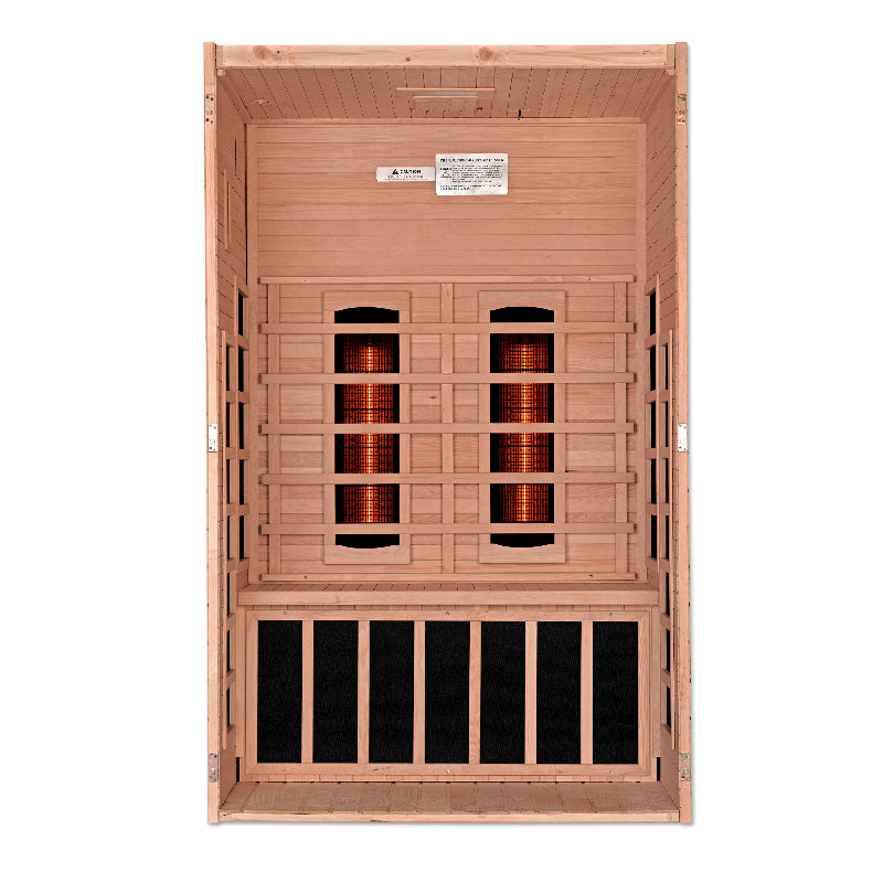 Dynamic “Santiago” 2-Person Full Spectrum Infrared Sauna Full View 4