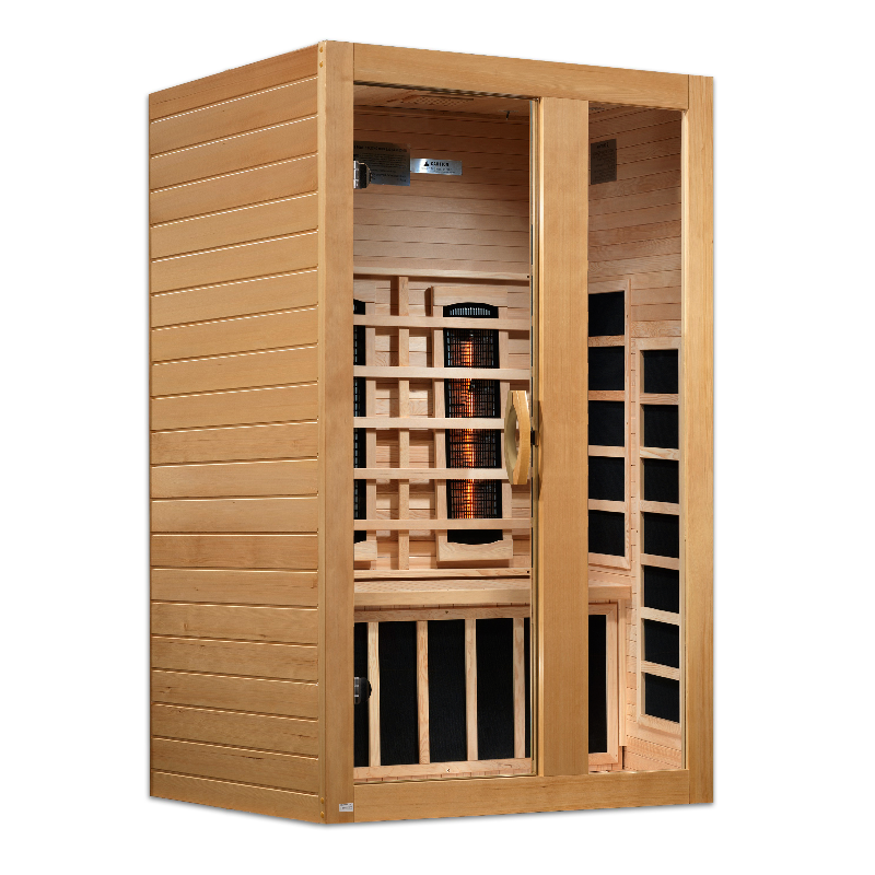 Dynamic “Serena” 2-Person Full Spectrum Infrared Sauna (2026 Model) Full View 2