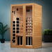 Dynamic “Serena” 2-Person Full Spectrum Infrared Sauna (2026 Model) Full View