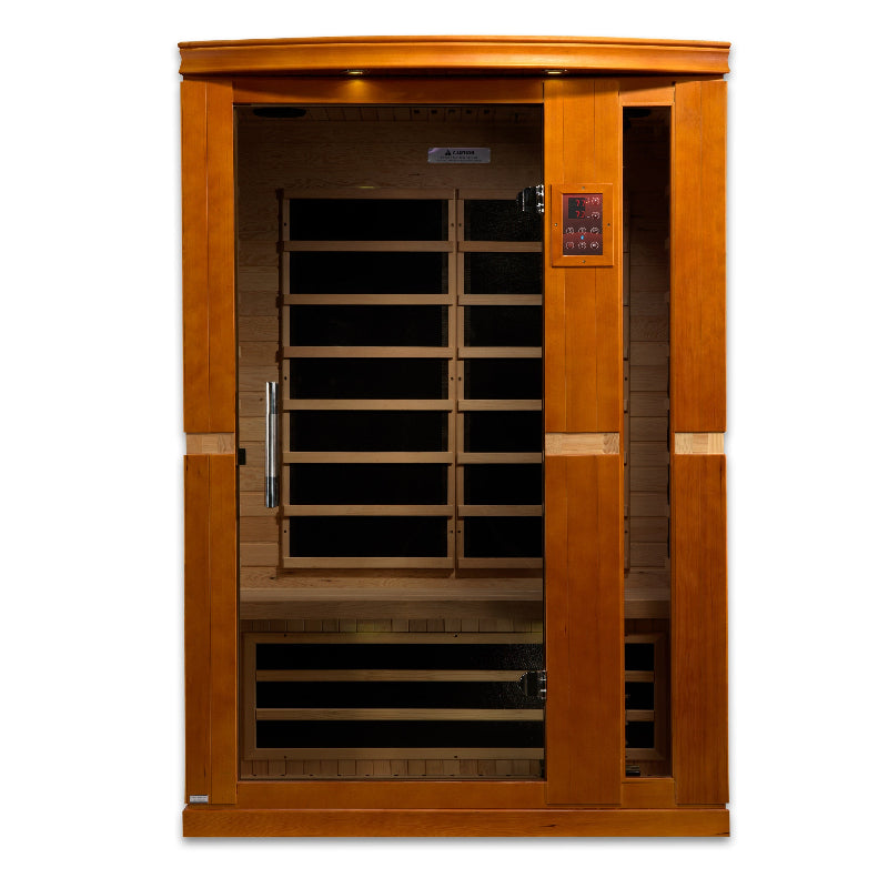 Dynamic “Vittoria” 2-Person Low EMF FAR Infrared Sauna Full View 3
