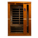 Dynamic “Vittoria” 2-Person Low EMF FAR Infrared Sauna Full View 3
