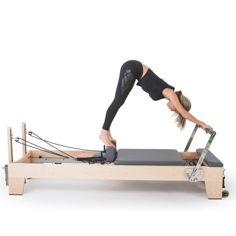 Elina Pilates Elite Reformer Gray Full View 2