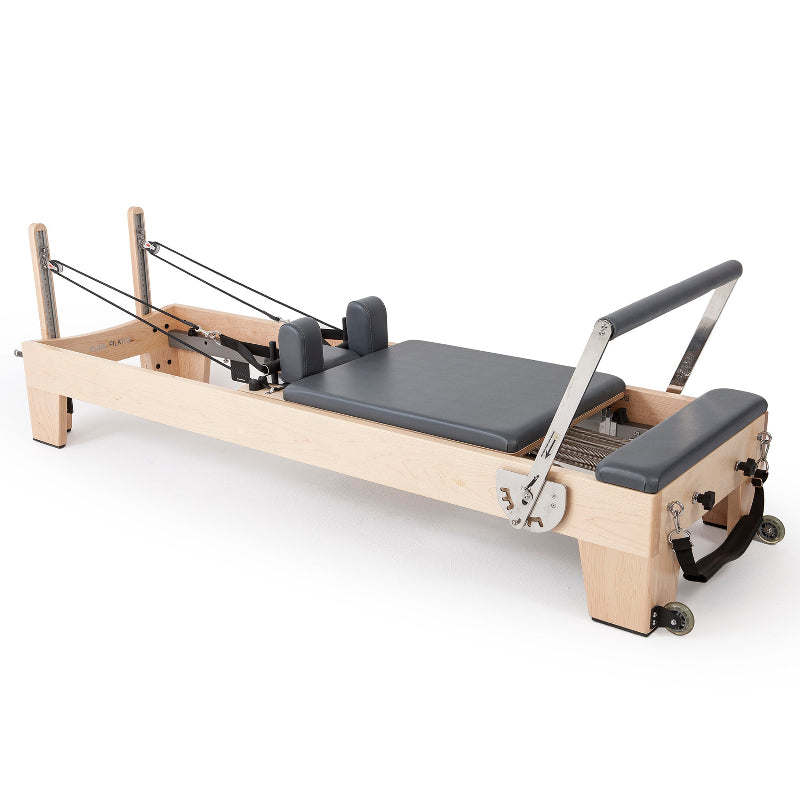 Elina Pilates Elite Reformer Gray Full View 3