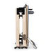 Elina Pilates Fold Reformer For Home Gray Side View 