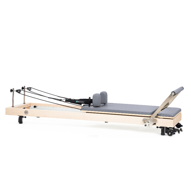 Elina Pilates Vertical Reformer For Home Gray Folded Full View 2