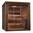 Load image into Gallery viewer, Golden Designs “Bergen” 6-Person Traditional Indoor/Outdoor Sauna Full View 3
