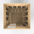 Load image into Gallery viewer, Golden Designs “Catalonia” 8-Person Near Zero EMF FAR Infrared Sauna Full View 6
