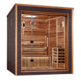 Load image into Gallery viewer, Golden Designs “Drammen” 3-Person Traditional Indoor/Outdoor Sauna Full View 3
