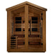 Golden Designs “Kaskinnen” 6-Person Full Spectrum Hybrid Outdoor Sauna Full View 3