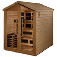 Load image into Gallery viewer, Golden Designs “Kaskinnen” 6-Person Full Spectrum Hybrid Outdoor Sauna Full View 4
