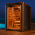 Load image into Gallery viewer, Golden Designs “Narvik” 2-Person Traditional Indoor/Outdoor Sauna Full View 2
