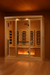 Golden Designs “Reserve Edition” 4-Person Full Spectrum Infrared Sauna with Himalayan Salt Bar Full View 2