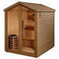 Load image into Gallery viewer, Golden Designs “Savonlinna” 3-Person Traditional Barn Outdoor Sauna Full View 4
