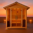 Load image into Gallery viewer, Golden Designs “Vorarlberg” 5-Person Traditional Outdoor Sauna Full View
