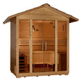 Load image into Gallery viewer, Golden Designs “Vorarlberg” 5-Person Traditional Outdoor Sauna Full View 3
