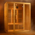 Load image into Gallery viewer, Maxxus “Bellevue” 3-Person Near Zero EMF FAR Infrared Sauna Full View
