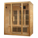 Maxxus “Bellevue” 3-Person Near Zero EMF FAR Infrared Sauna Full View 3