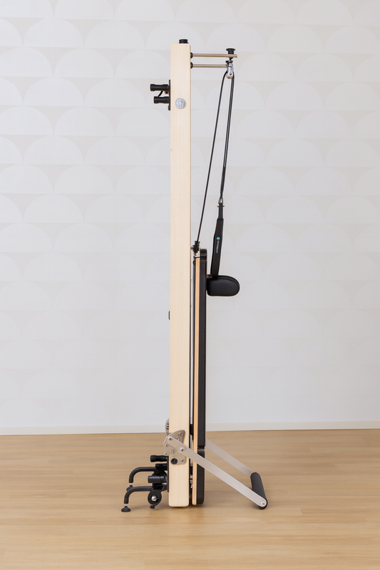 Vertical Reformer – Space-Saving Wall-Mounted Pilates System for Home Full View 